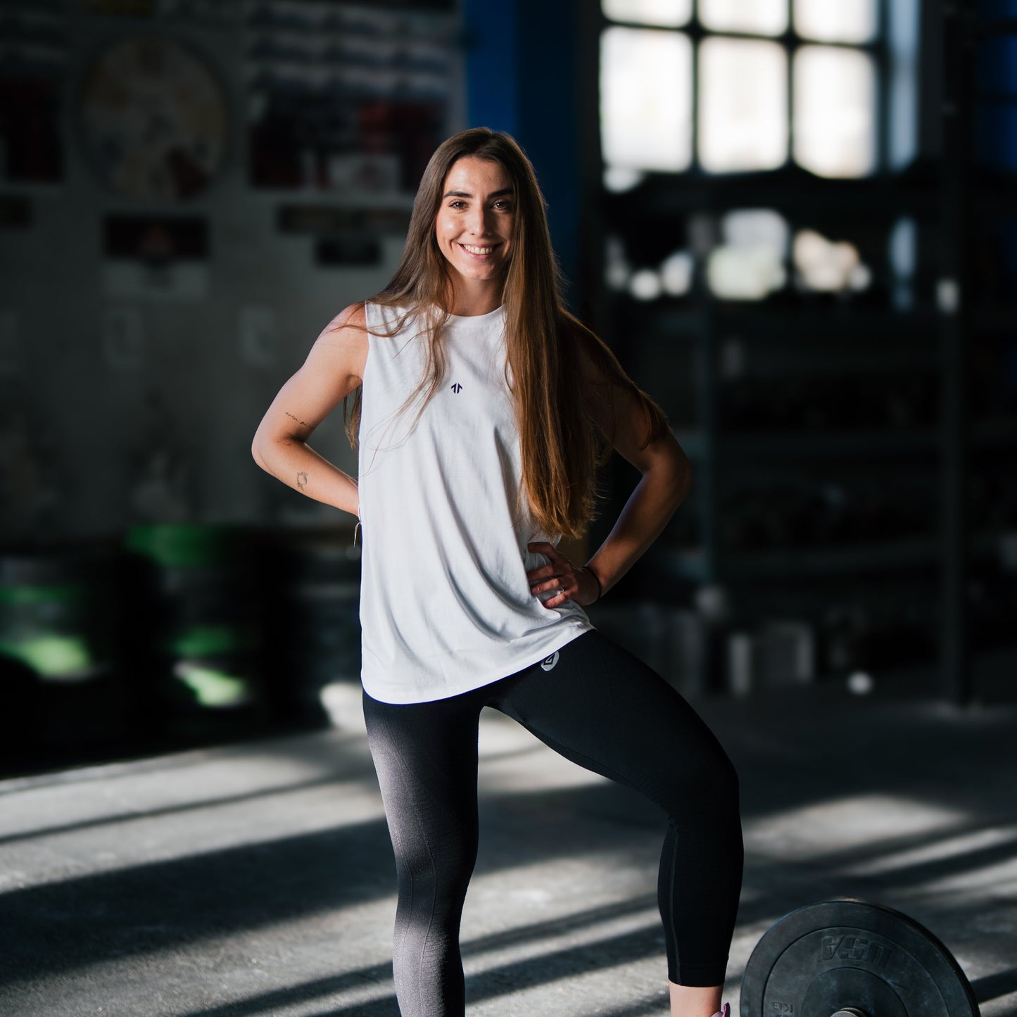 Unisex Training Tank - White